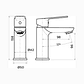 Grifo Lavabo Stillo Cronos Cold Open  Diseño Minimalista - Miniatura 6