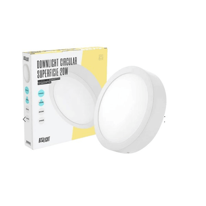 Plafón LED Circular 20W  Luz Blanca Fría 6000K y Natural 4200K 6
