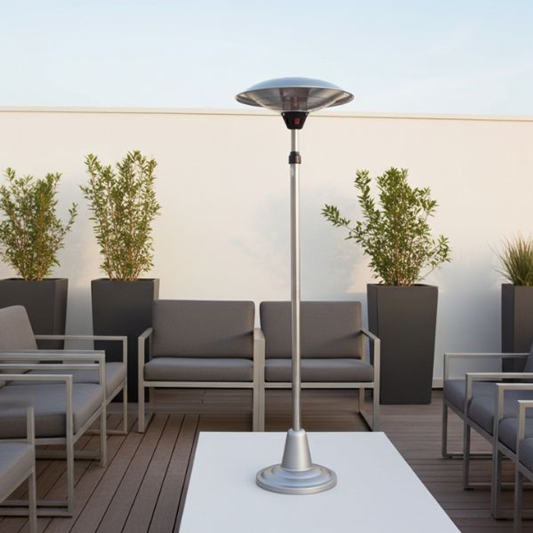 Calefactor Eléctrico de Pie MERCALOR 2000W Interior y Exterior 3