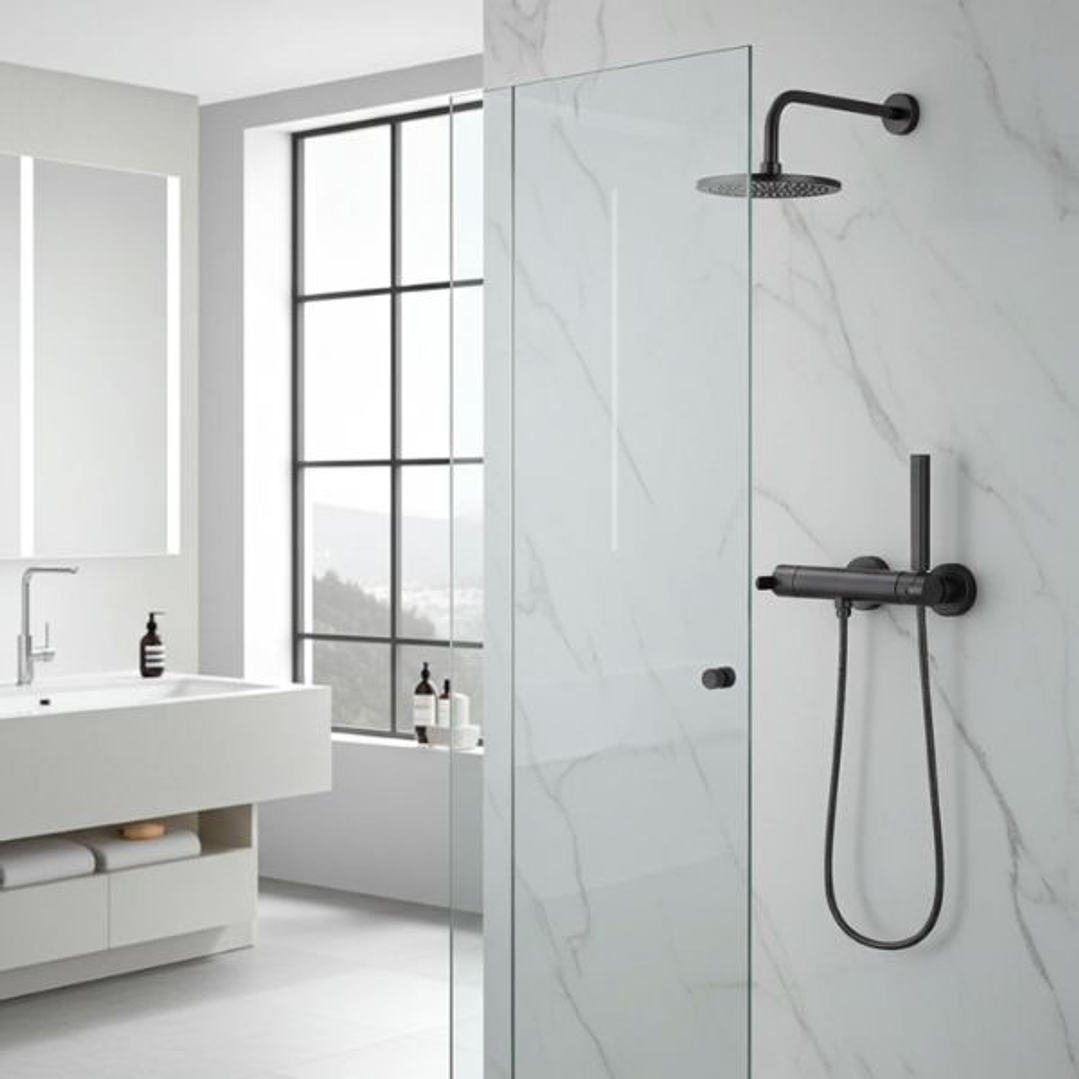 Grifo Ducha Monomando Nexus Gunmetal Cepillado 3