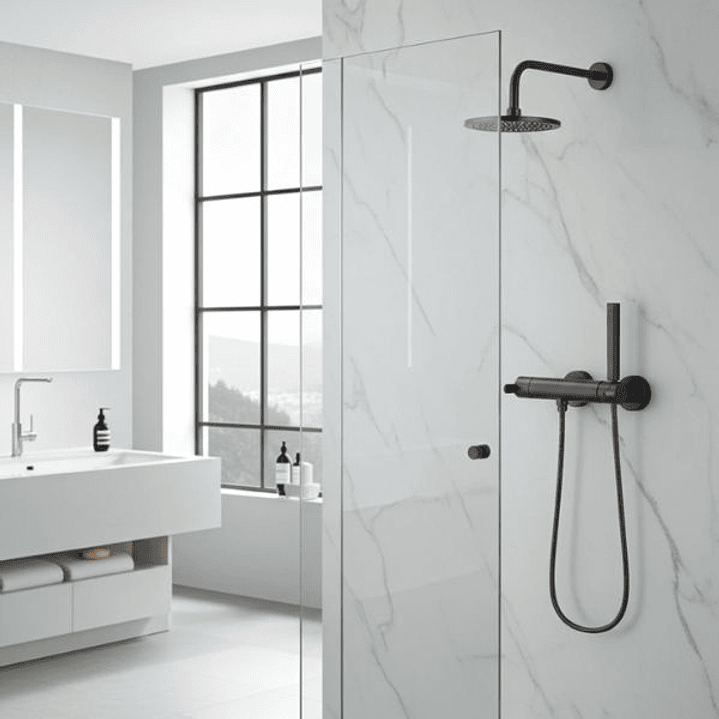 Grifo Ducha Monomando Nexus Gunmetal Cepillado 3