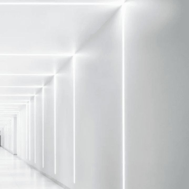 Perfil Aluminio 2M Empotrable para Tira LED 9 mm con Difusor 7