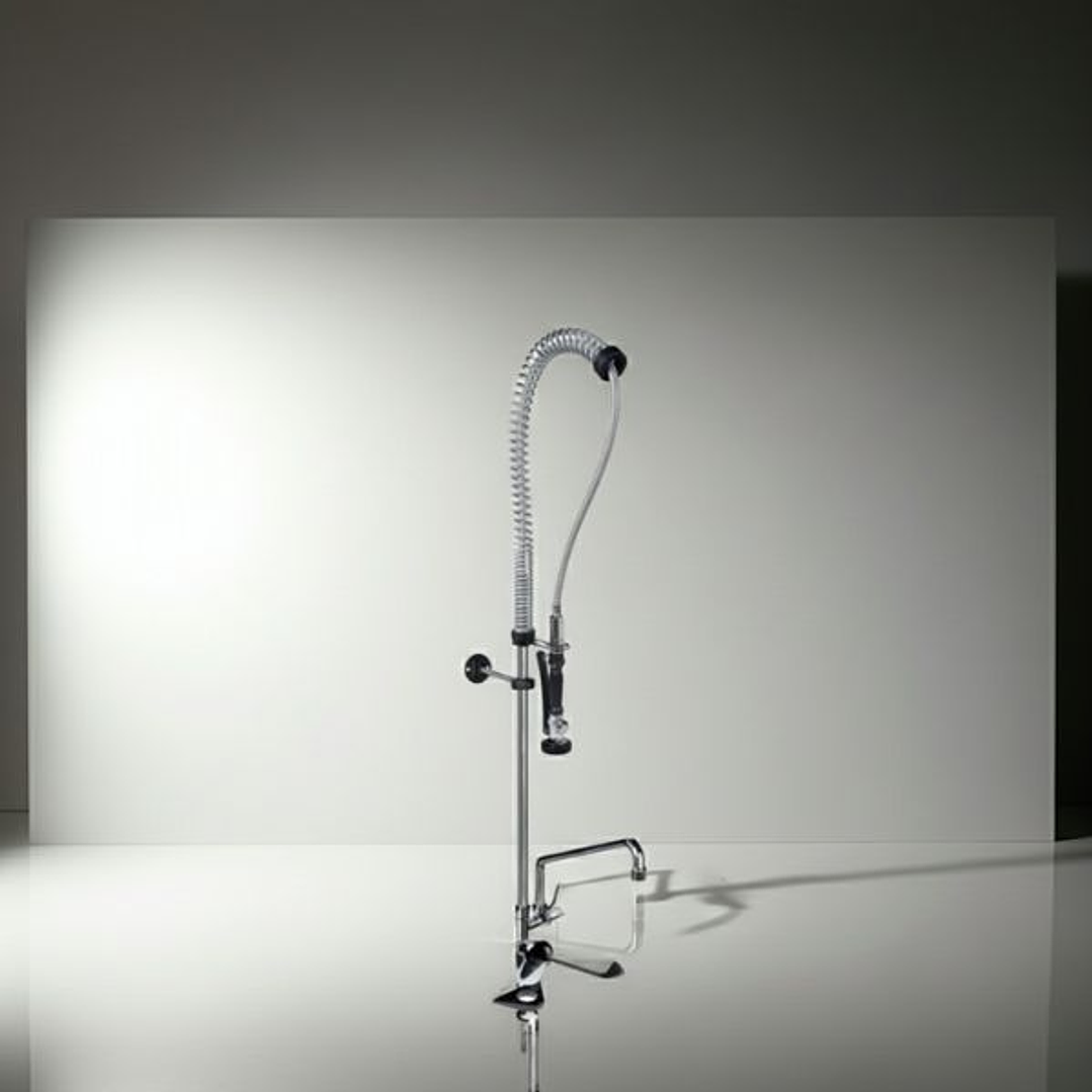 Grifo Industrial Monomando Caño 300 mm con Maneta Medical 2