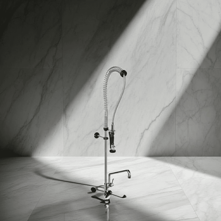 Grifo Industrial Monomando Caño 300 mm con Maneta Medical 4