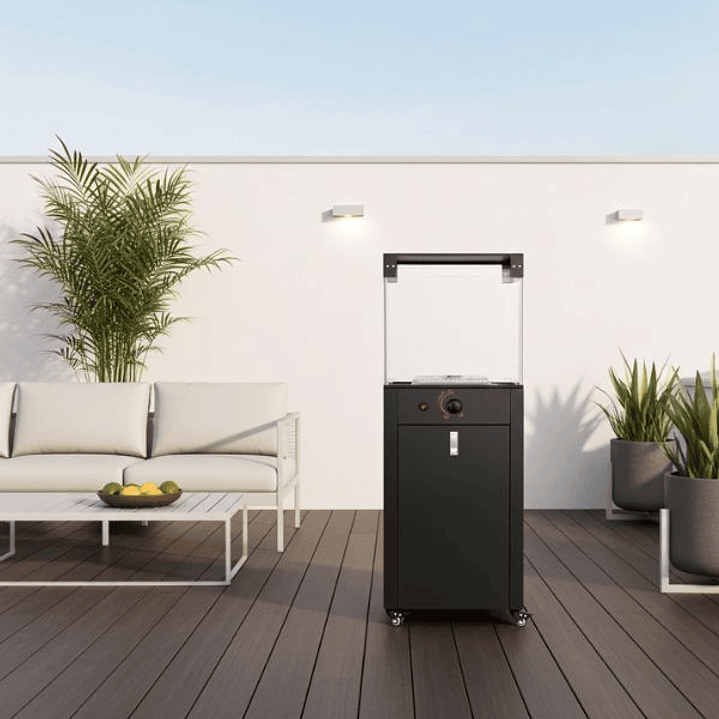 Estufa de Gas Butano para Exterior con Ruedas MERCALOR NEW MERCAFOC 9,5kW 3