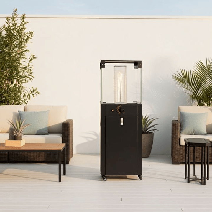 Estufa de Gas Butano para Exterior con Ruedas MERCALOR NEW MERCAFOC 9,5kW 5