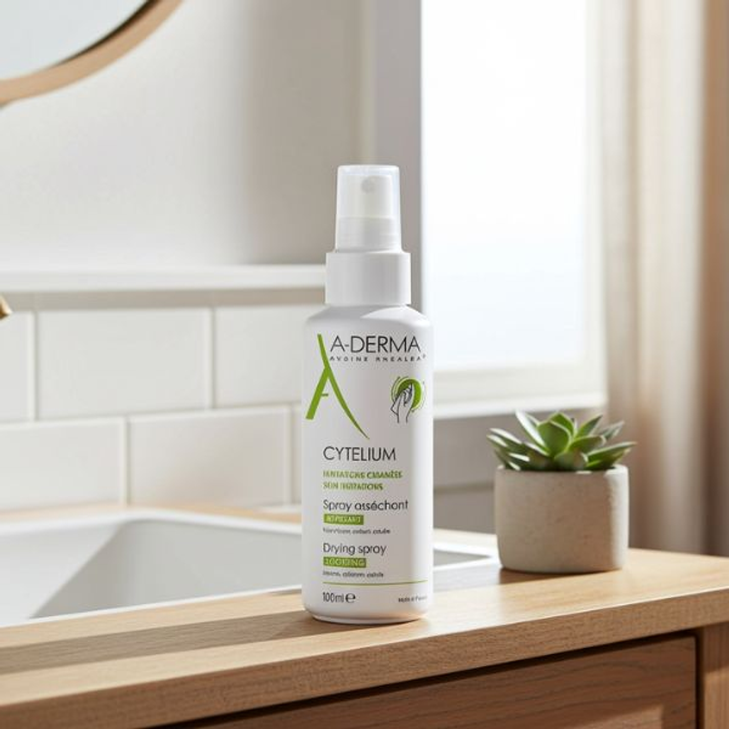 Spray Secante A-Derma Cytelium 100 ml Piel Irritada 4