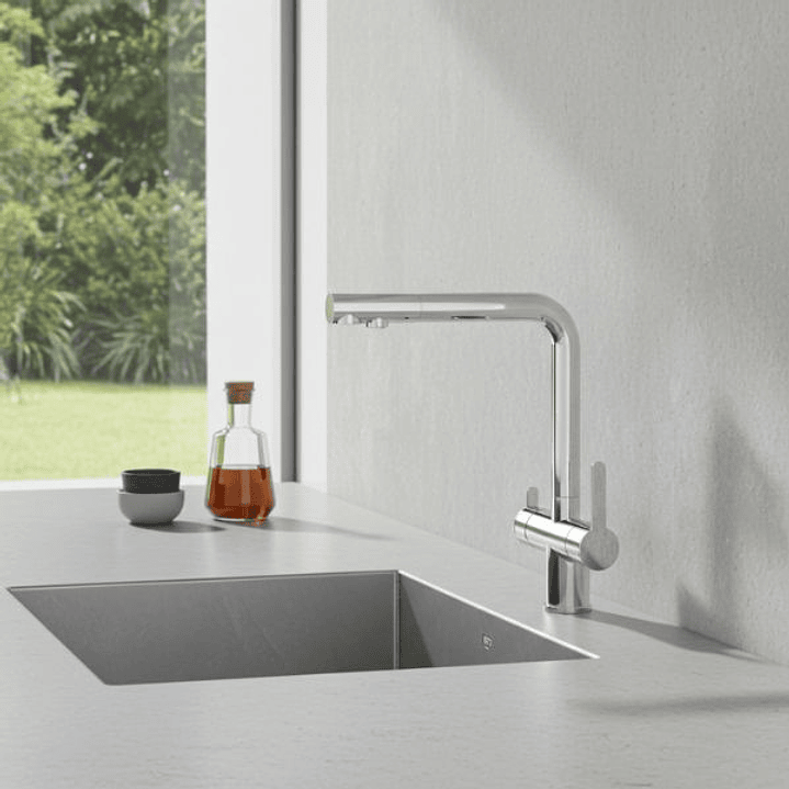 Grifo Monomando 3 Vías Nexus Cromado - Extraíble y Cold Open 2