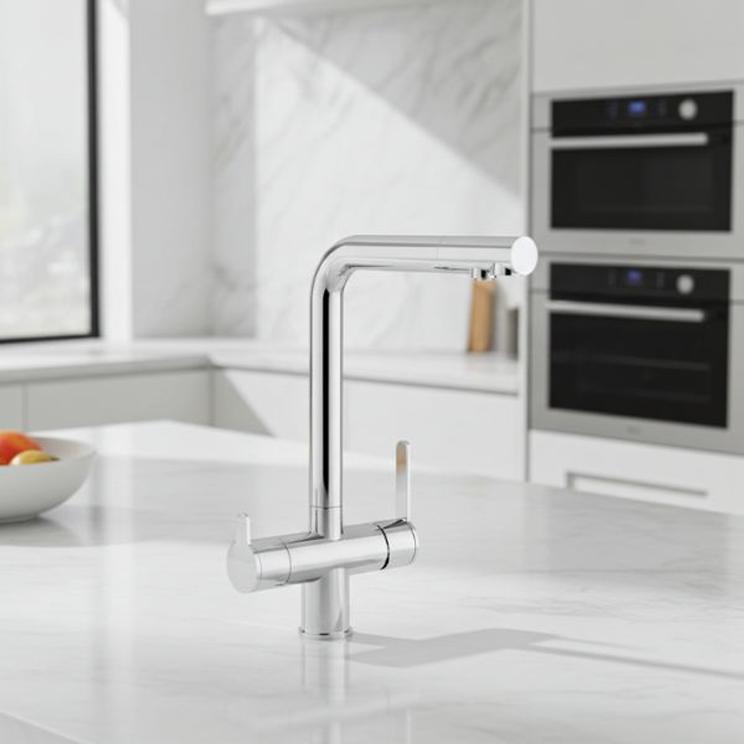 Grifo Monomando 3 Vías Nexus Cromado - Extraíble y Cold Open 3