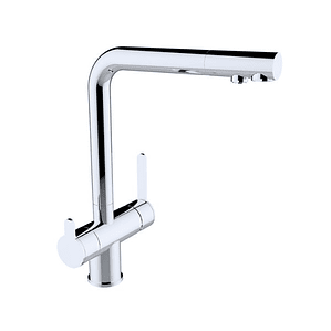 Grifo Monomando 3 Vías Nexus Cromado - Extraíble y Cold Open