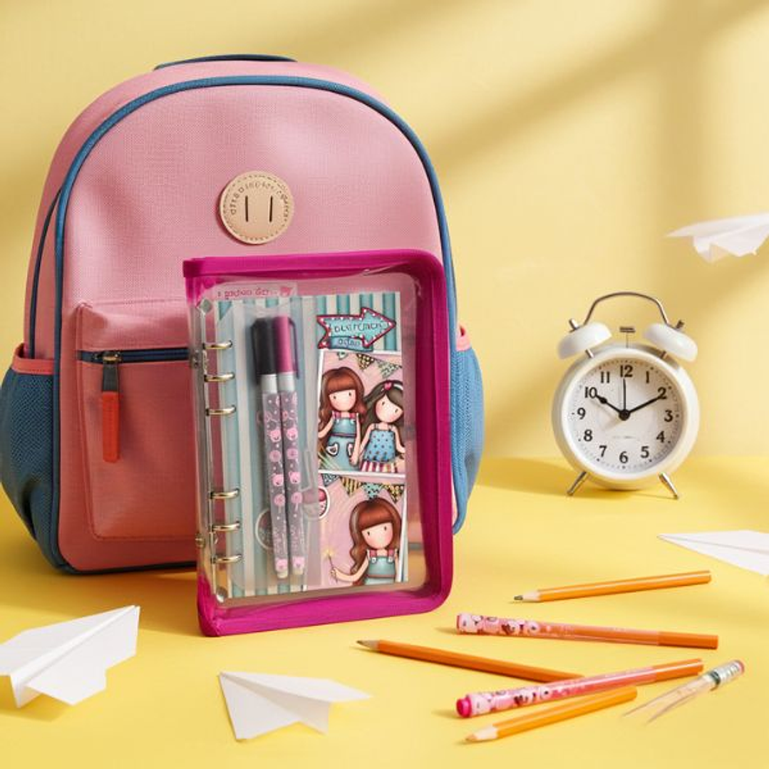 Set de Papelería Safta Fireworks Escolar Granate 5