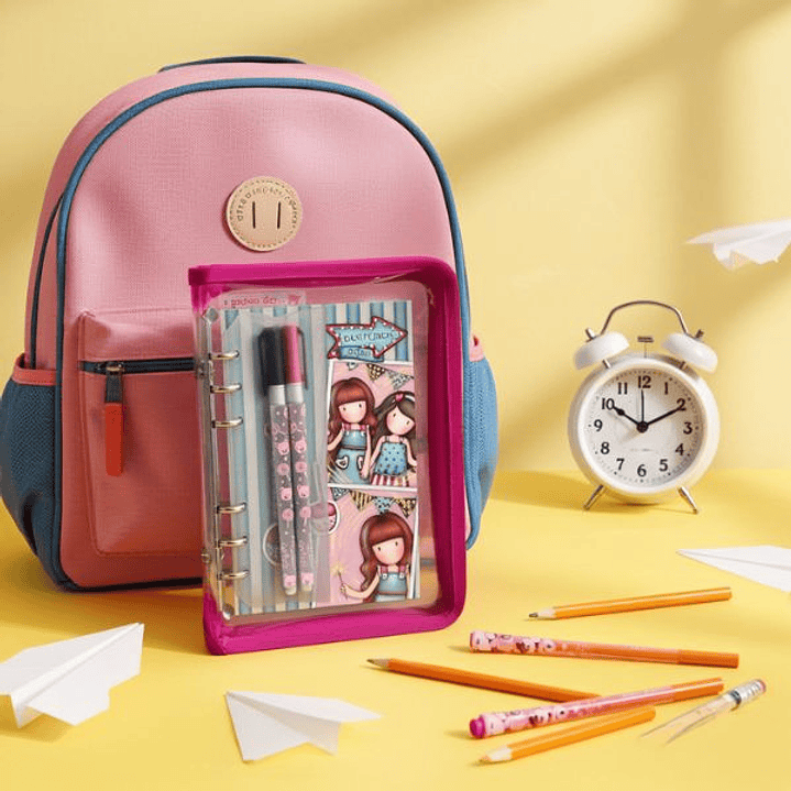 Set de Papelería Safta Fireworks Escolar Granate 5