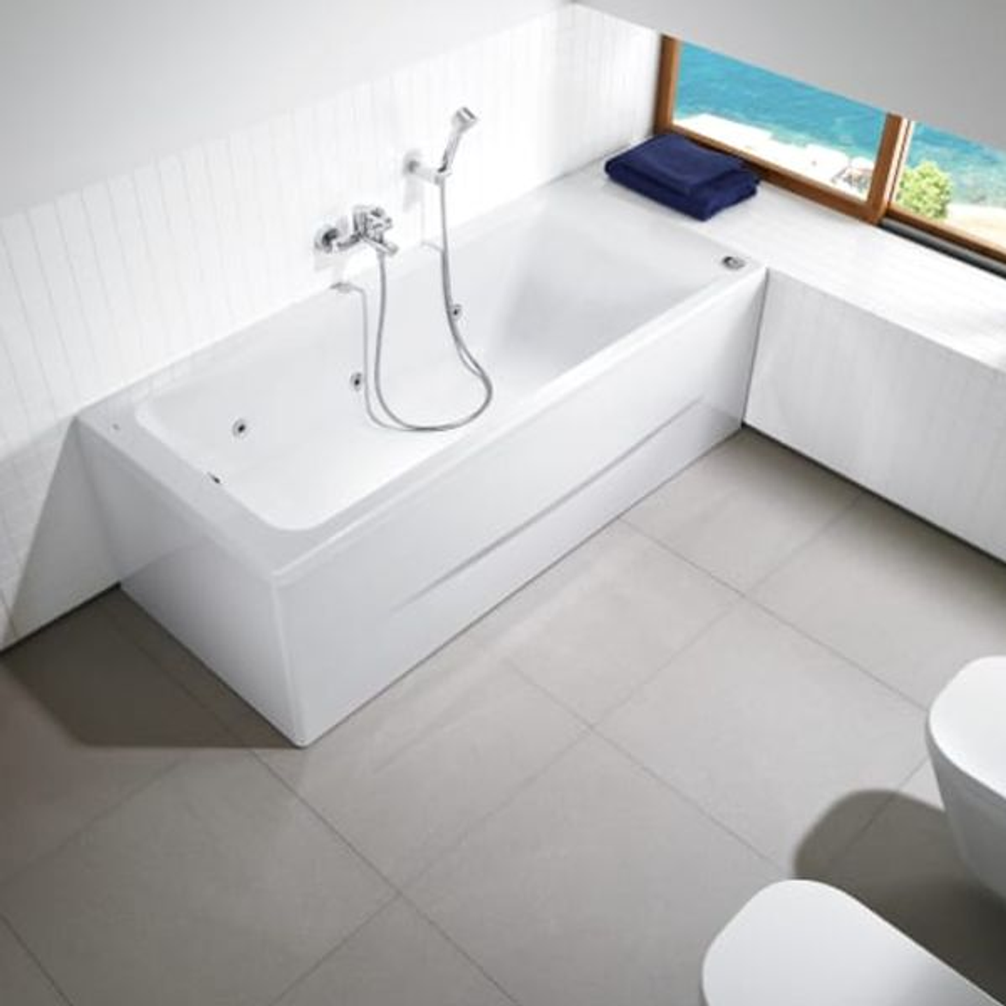 Bañera Acrílica Roca Easy 1700x700 Blanca 2