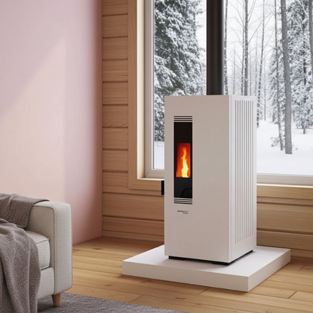 Estufa de pellet MUNDOCLIMA BIOTHERM MILA 5kW - Diseño, eficiencia y confort 5