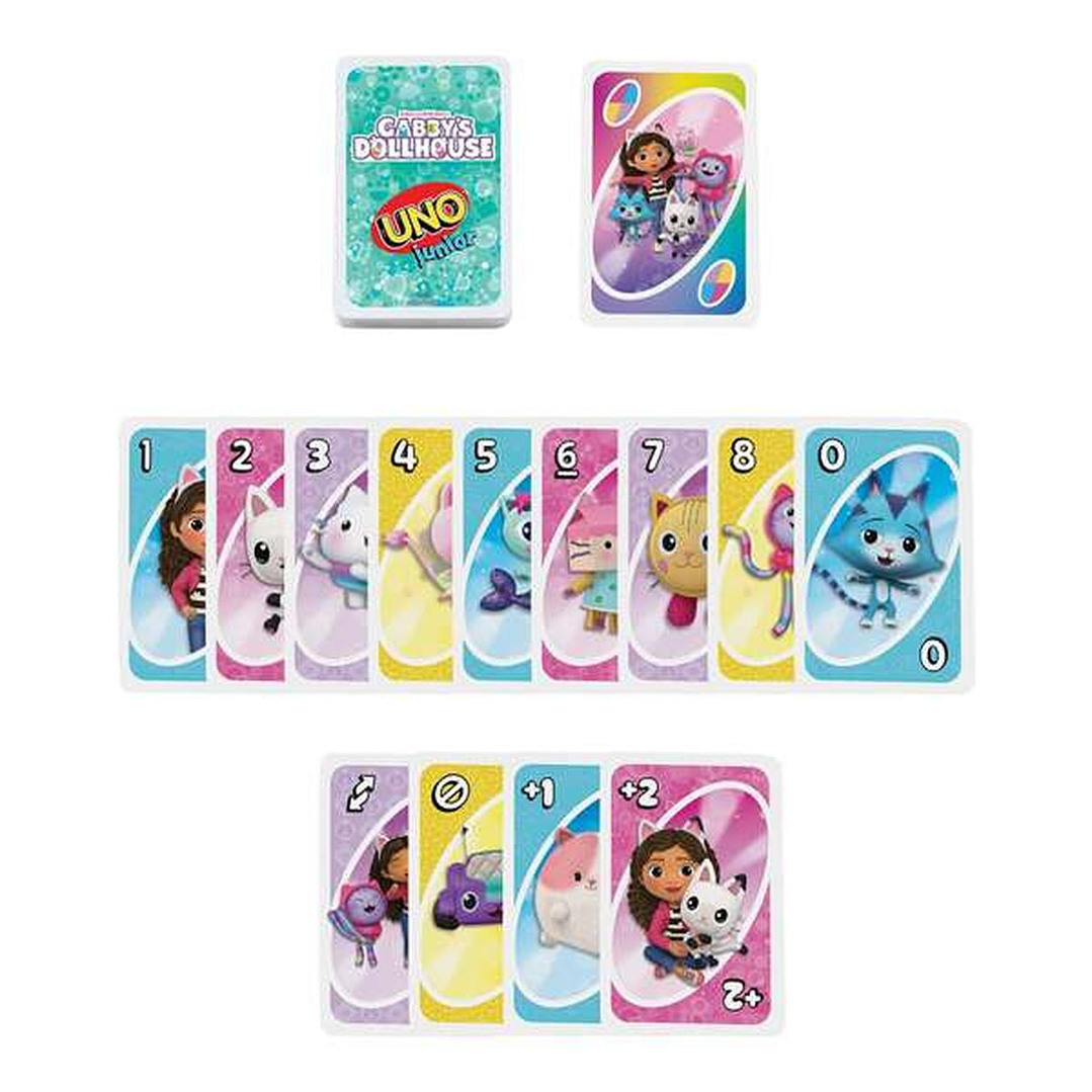 UNO Junior Mattel Gabby  Juego de Cartas Infantil 4
