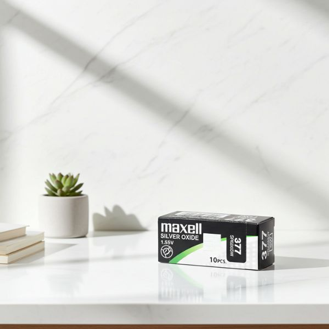 Pila de Botón Maxell SR626SW 1,55V (10 uds) 5
