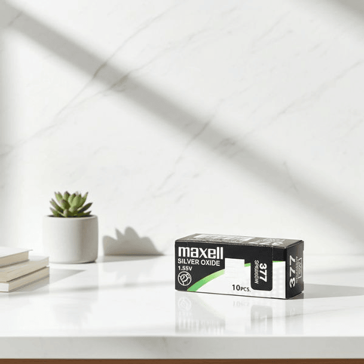 Pila de Botón Maxell SR626SW 1,55V (10 uds) 5