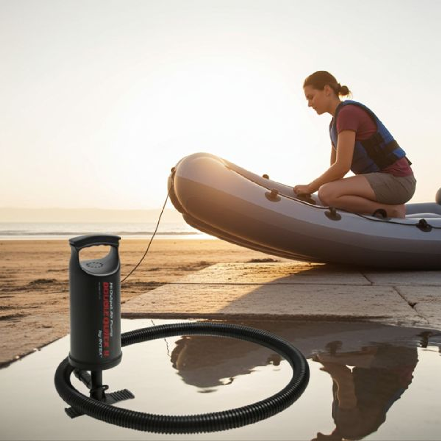 Hinchador Manual Intex 68614E 36 cm Negro 2