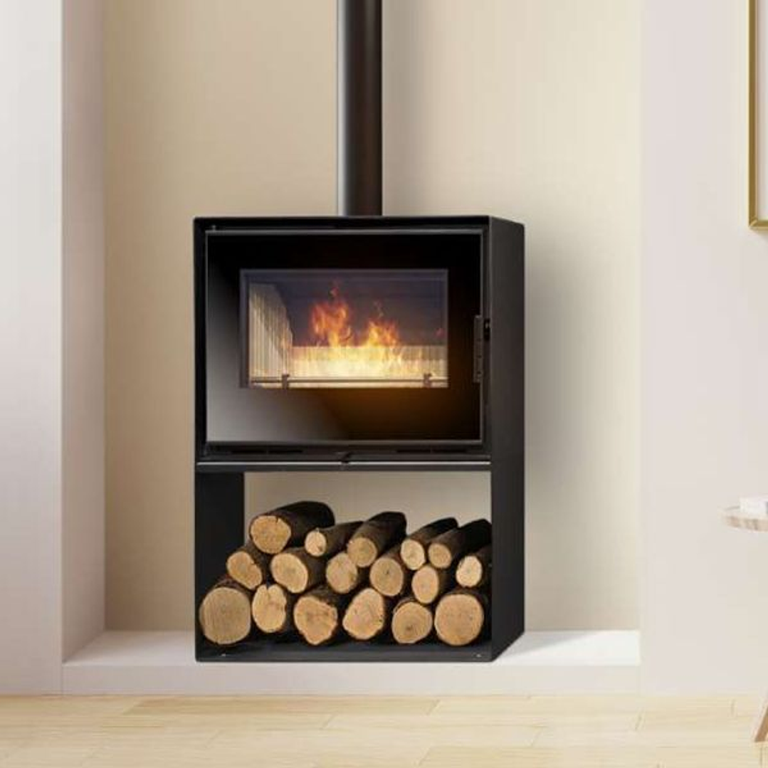 Estufa Metlor X1 Box Leña 7,8kW 4