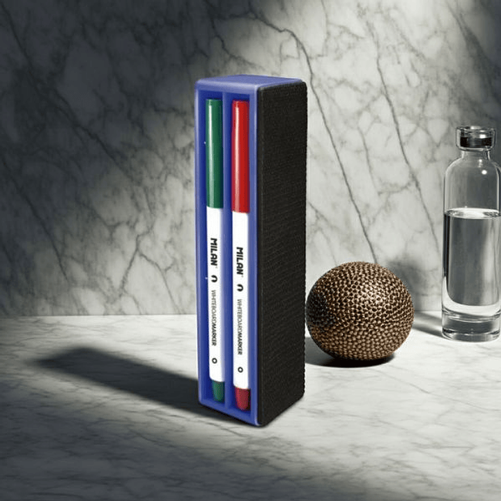 Marcadores Milan 165894 Pizarra Blanca 4 Colores 5
