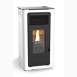 Estufa Pellet Audax LASIAN 8kW Blanco Opaco