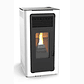 Estufa Pellet Audax LASIAN 8kW Blanco Opaco - Miniatura 1
