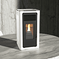 Estufa Pellet Audax LASIAN 8kW Blanco Opaco - Miniatura 2