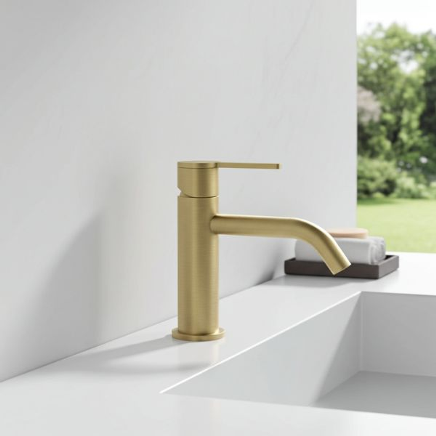 Grifo Nexus Monomando Oro Cepillado 70mm 4