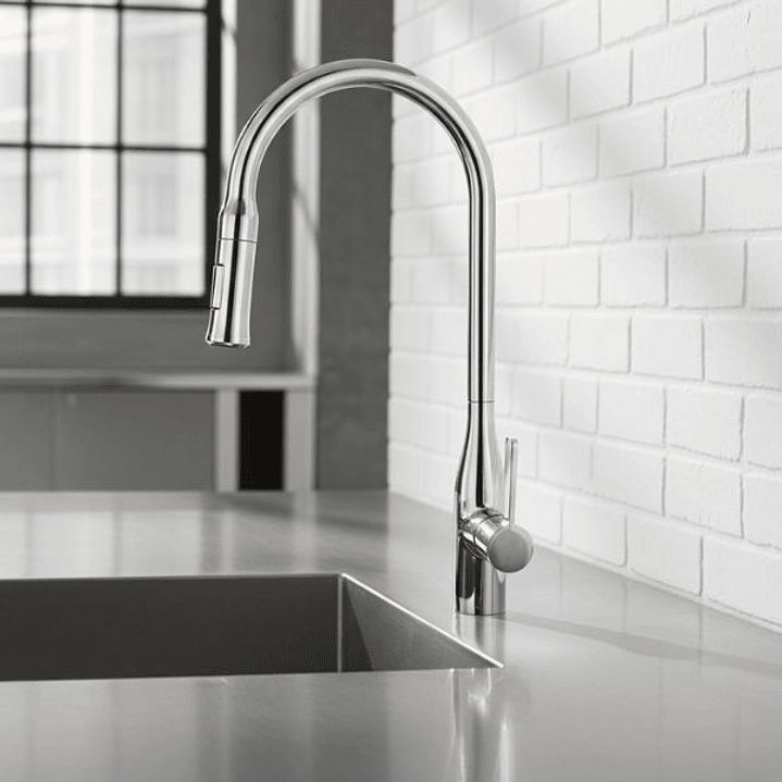 Grifería de Fregadero Stillo Kitchen Extra Alta Monomando Extraíble 1 Jet Cromo | Comodidad, Altura y Diseño Profesional 2