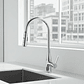 Grifería de Fregadero Stillo Kitchen Extra Alta Monomando Extraíble 1 Jet Cromo | Comodidad, Altura y Diseño Profesional - Miniatura 3