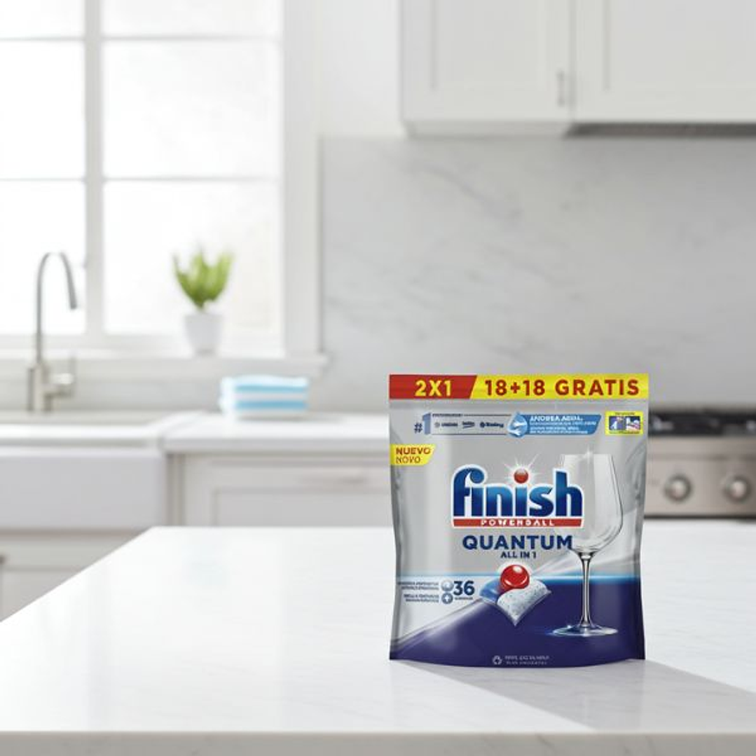 Finish Quantum Lavavajillas 36 Pastillas 2