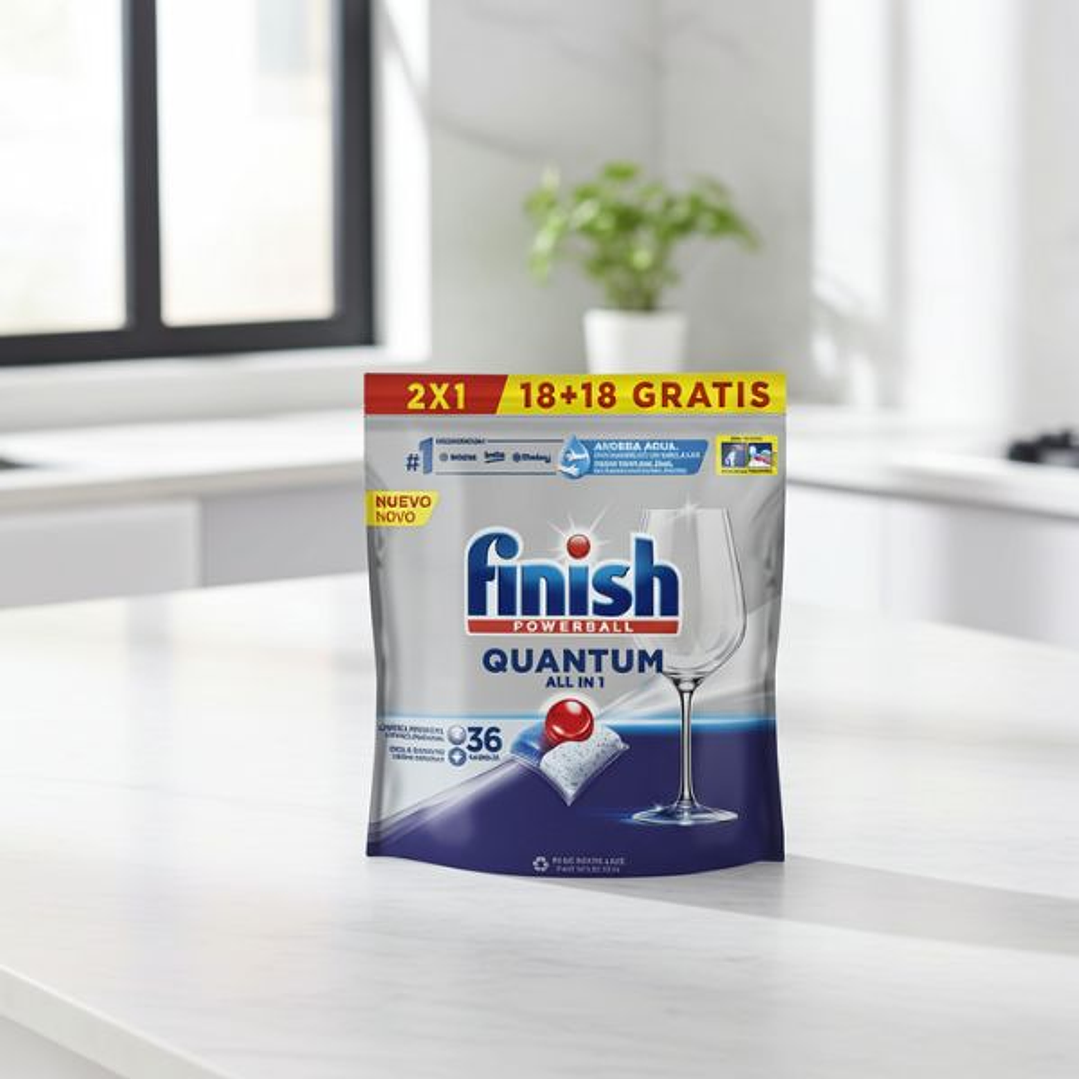 Finish Quantum Lavavajillas 36 Pastillas 3