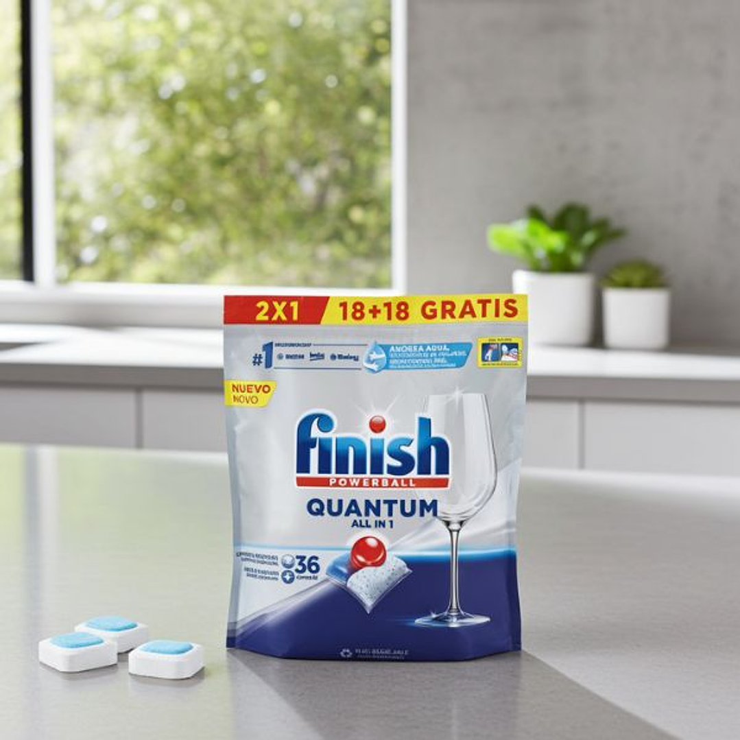 Finish Quantum Lavavajillas 36 Pastillas 5