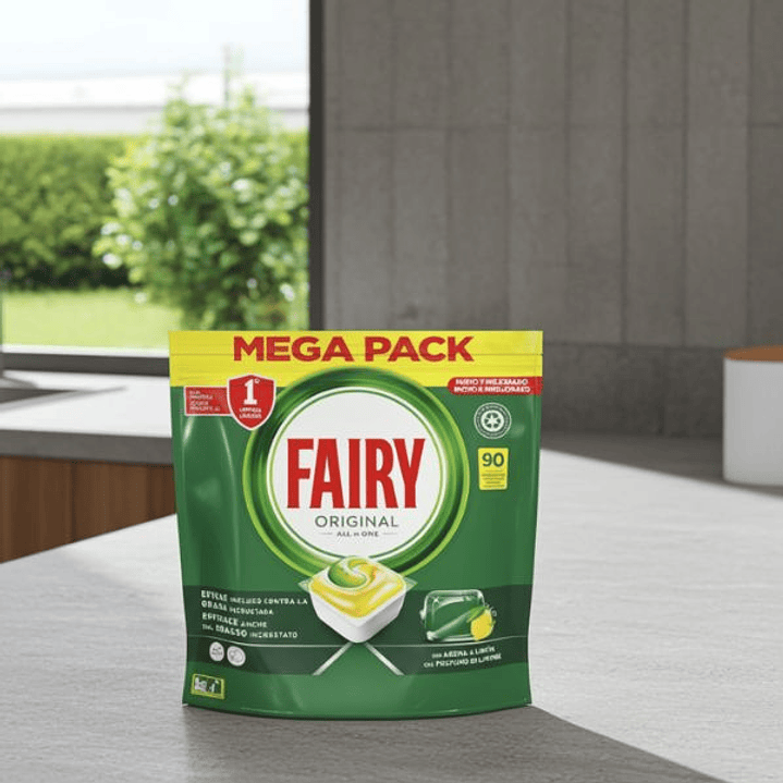 Fairy Lavavajillas Todo en 1 90 Cápsulas 2