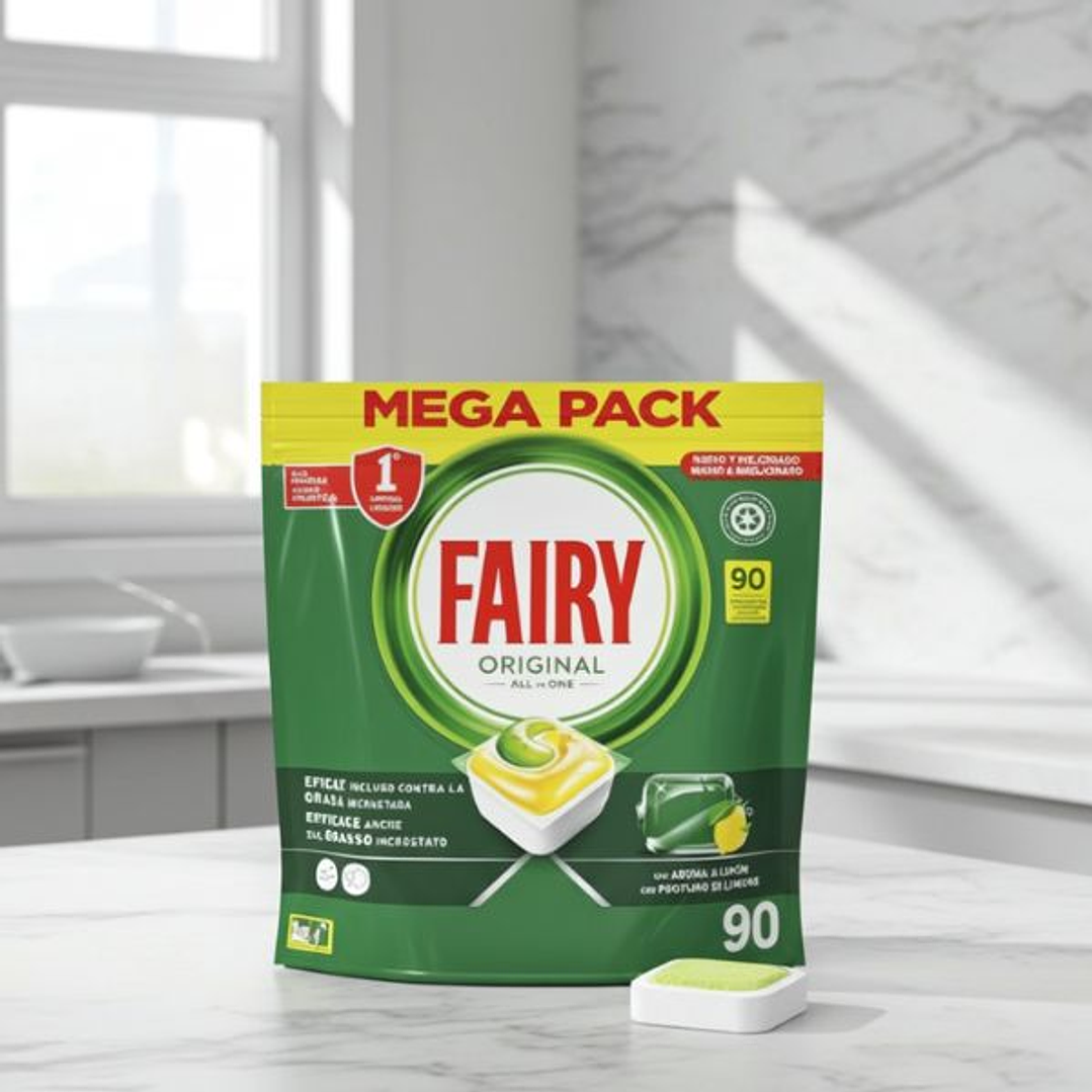 Fairy Lavavajillas Todo en 1 90 Cápsulas 3