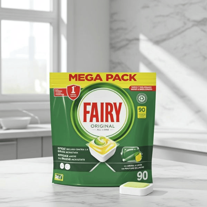 Fairy Lavavajillas Todo en 1 90 Cápsulas 3