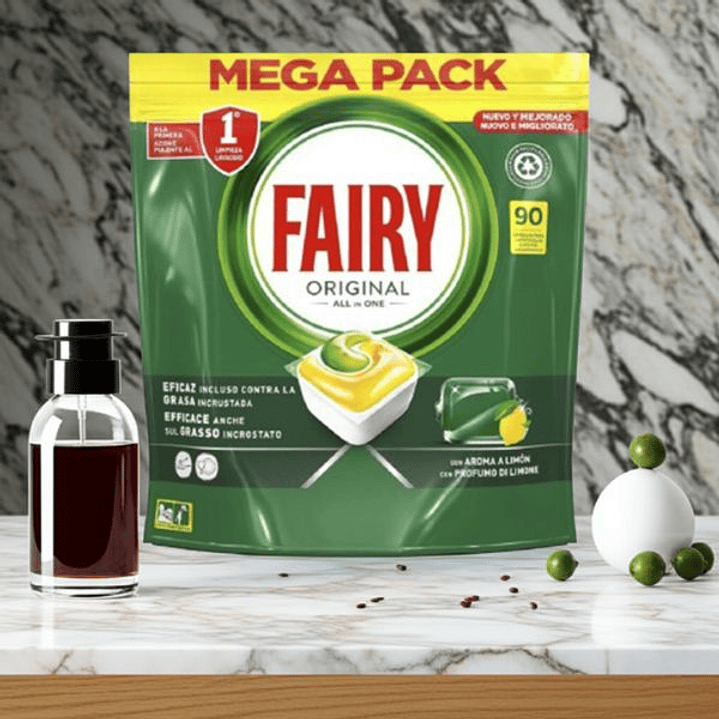 Fairy Lavavajillas Todo en 1 90 Cápsulas 5