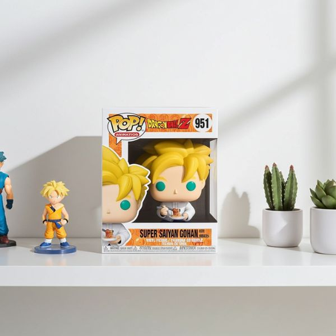 Figura Funko Pop Dragon Ball Z  Gohan Super Saiyan con Fideos 2