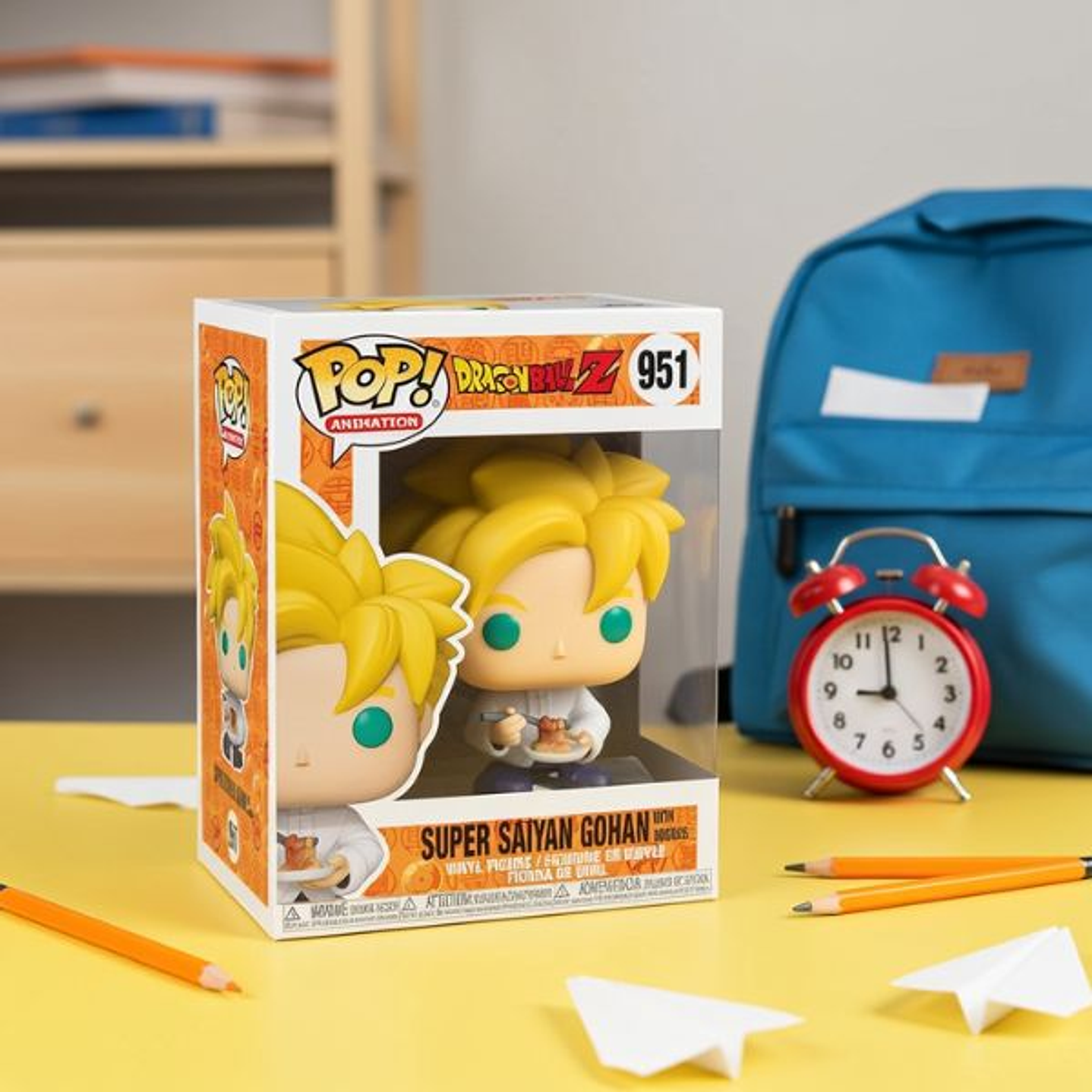 Figura Funko Pop Dragon Ball Z  Gohan Super Saiyan con Fideos 5