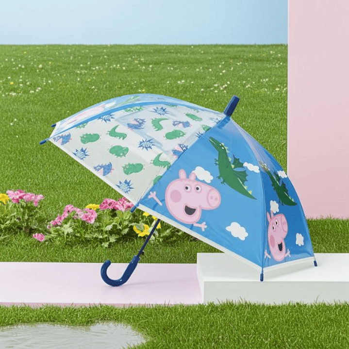 Paraguas Infantil Peppa Pig Amarillo Menta 4