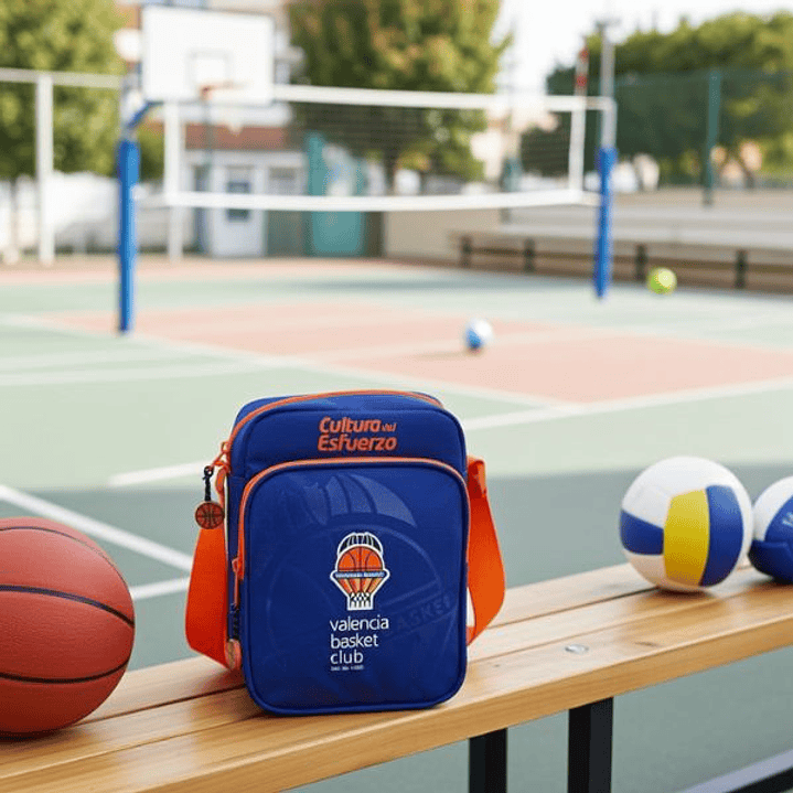 Bandolera Valencia Basket Azul Naranja 5