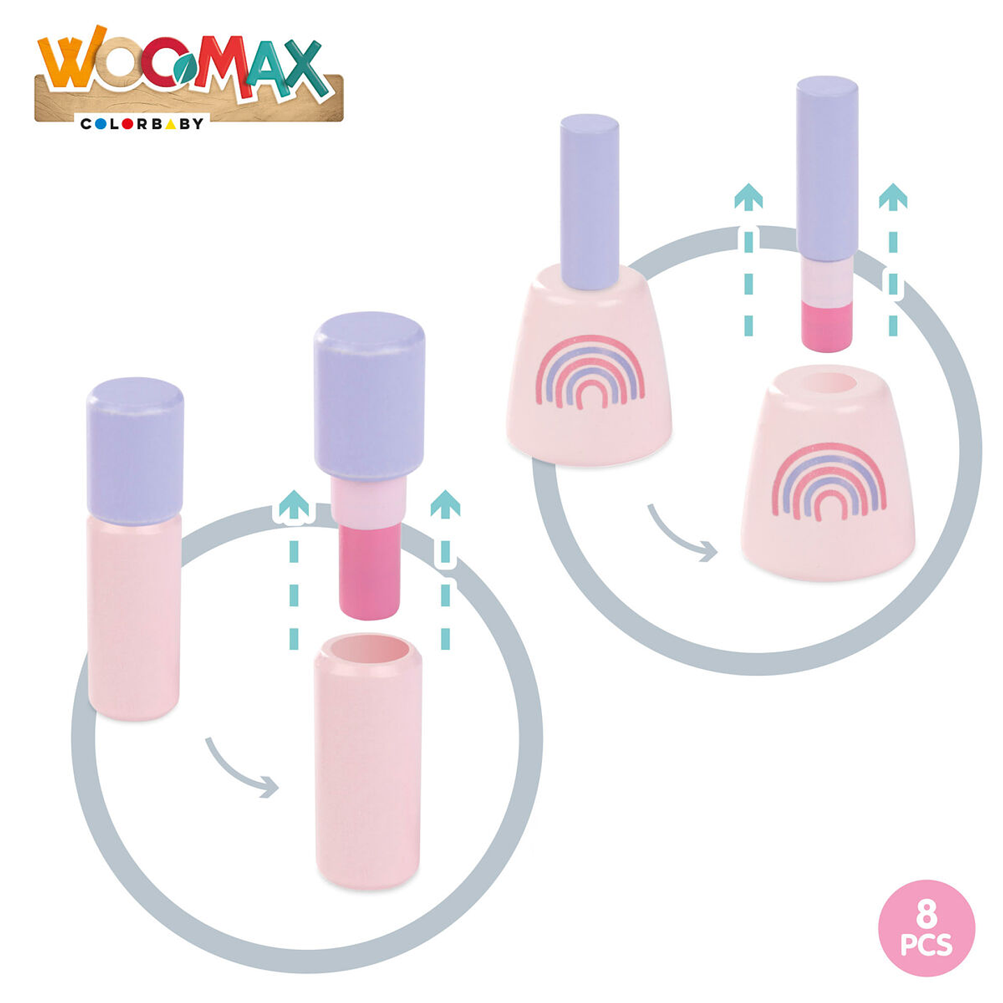 Tocador de Juguete Woomax con Luz y Accesorios 2