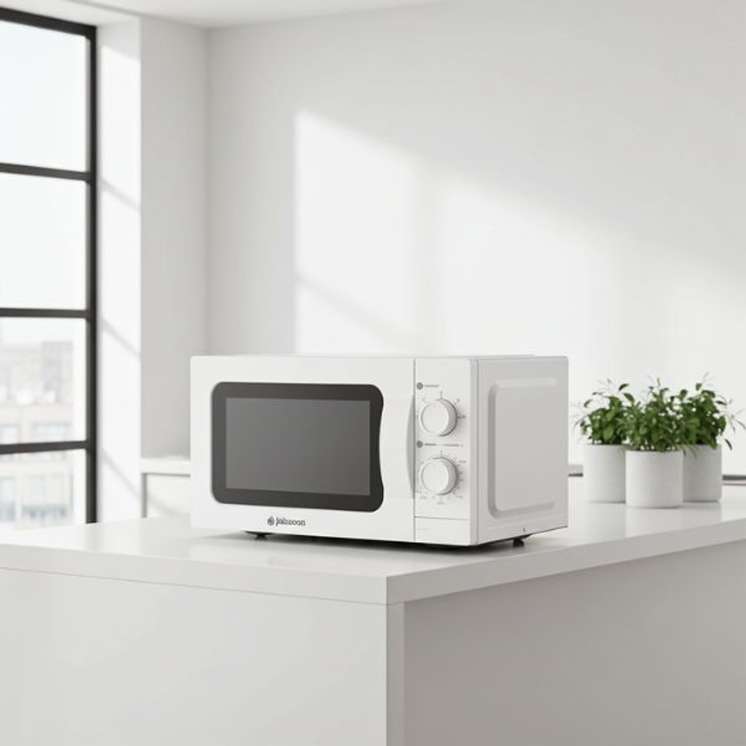 Microondas 20L Blanco - Compacto y Funcional 2