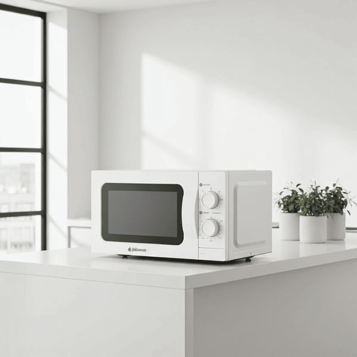 Microondas 20L Blanco - Compacto y Funcional 2