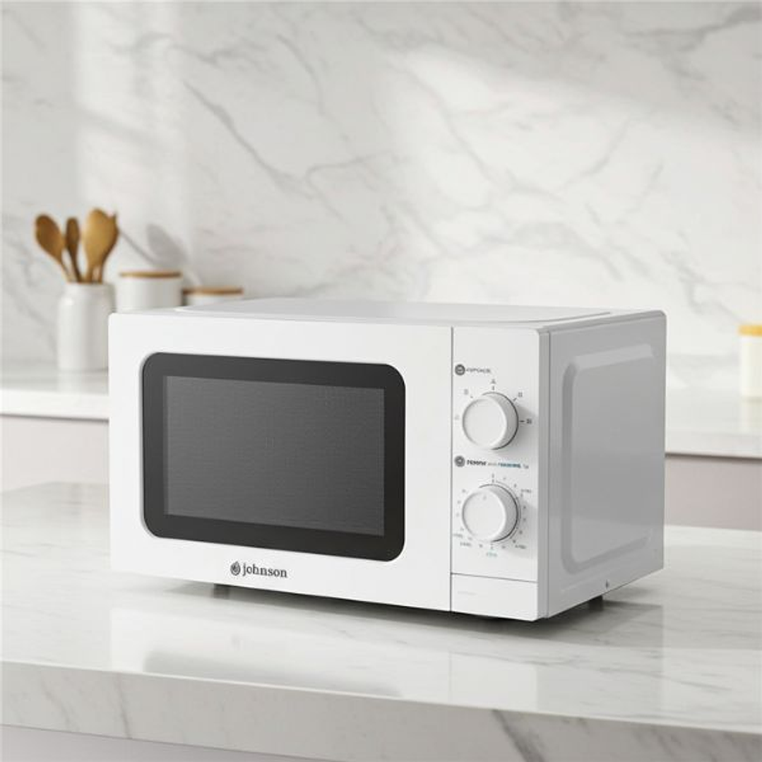 Microondas 20L Blanco - Compacto y Funcional 3