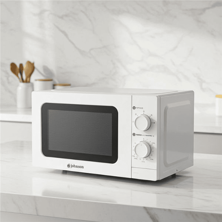 Microondas 20L Blanco - Compacto y Funcional 3
