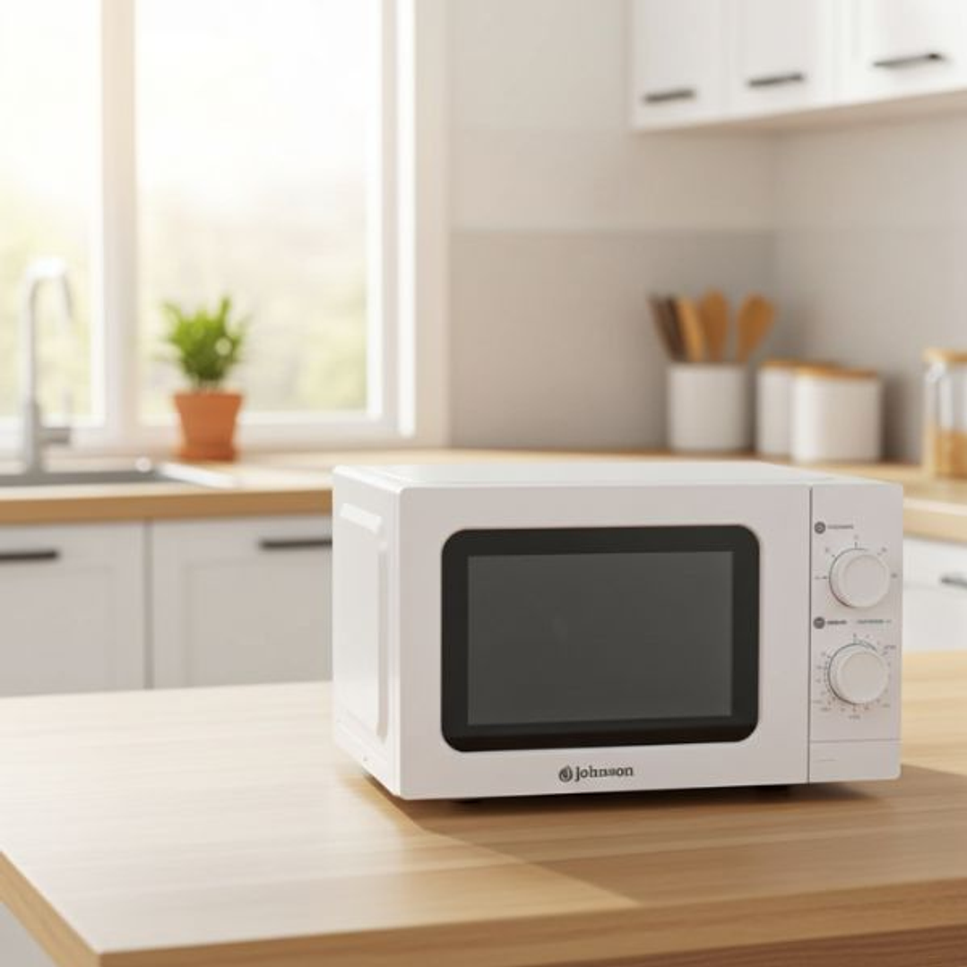 Microondas 20L Blanco - Compacto y Funcional 4