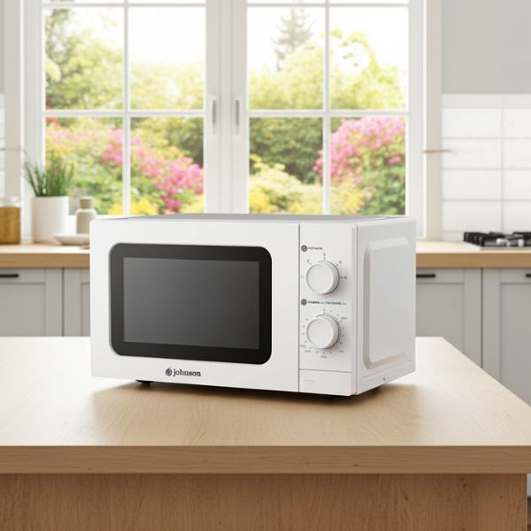 Microondas 20L Blanco - Compacto y Funcional 5