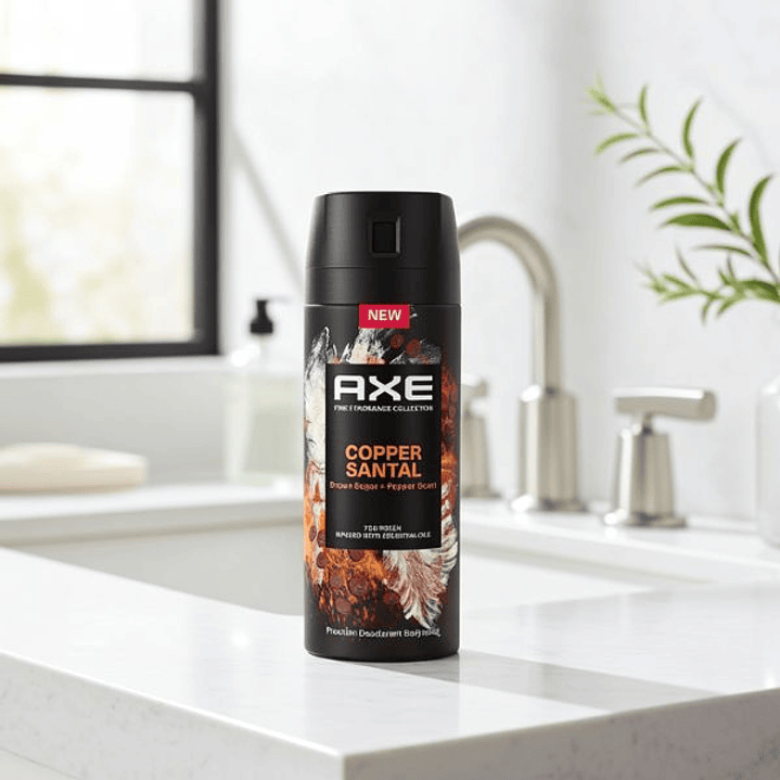 Desodorante en Spray Axe Copper Santal 150 ml – Frescura Intensa con Aroma Masculino y Sofisticado 5