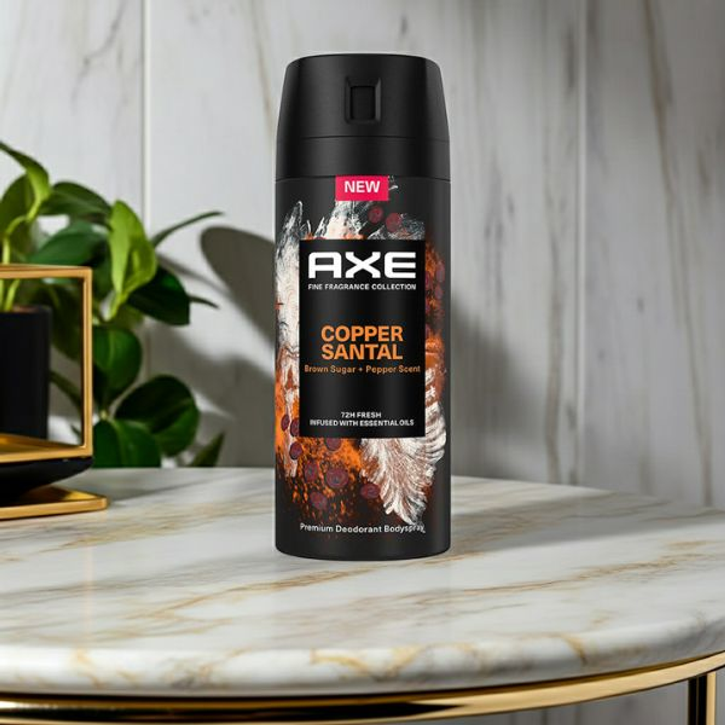 Desodorante en Spray Axe Copper Santal 150 ml – Frescura Intensa con Aroma Masculino y Sofisticado 4